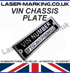 laser engraved vin data plate