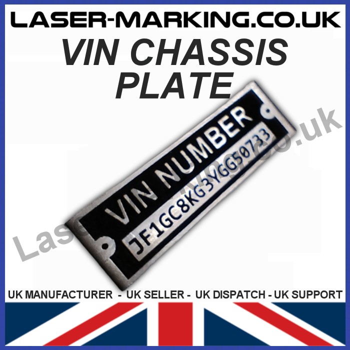 laser engraved vin data plate